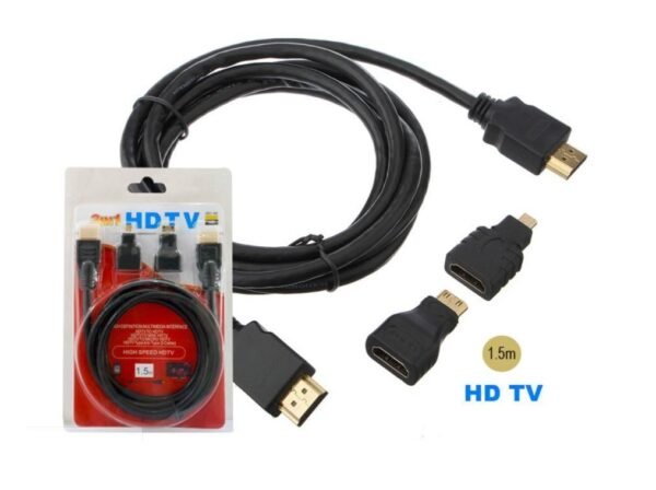 Cable HDMI / HDTV 3en1