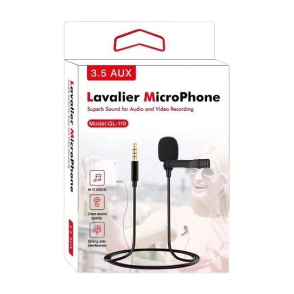 Microfono corbatero (Lavalier GL-119)