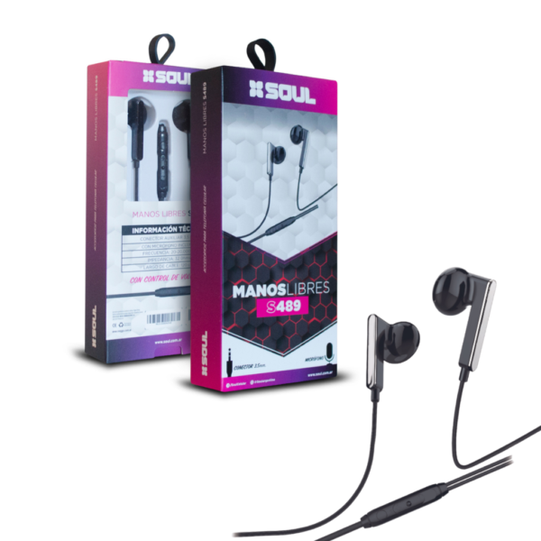 AURICULAR MANOS LIBRES SOUL S489 MINI PLUG 3,5