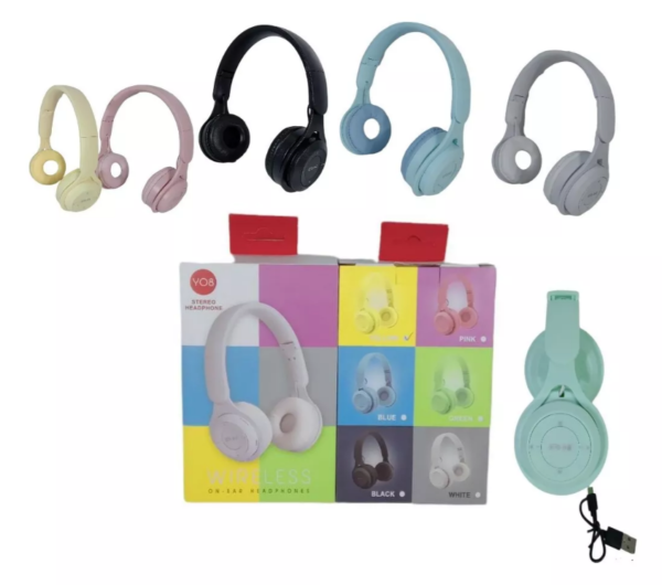 Auricular Inalámbrico Y08 Vincha Bluetooth - Image 2