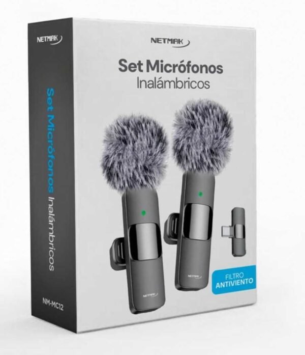 Microfono Corbatero inalambrico NETMAK MC12 (X2) - Image 2