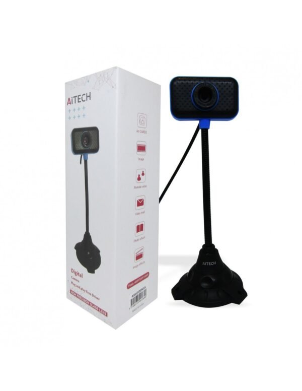 Camara Web Digital Aitech Para Pc Usb Con Micrófono