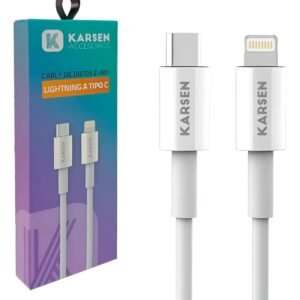 Cable USB-C a Lightning (Karsen C-301)