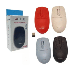 Mouse Aitech Inalámbrico Ai-032 4 Botones Con Receptor Usb