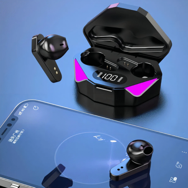 Auricular Gamer Bluetooth X 15 Tws 5.3 Color Negro - Image 2