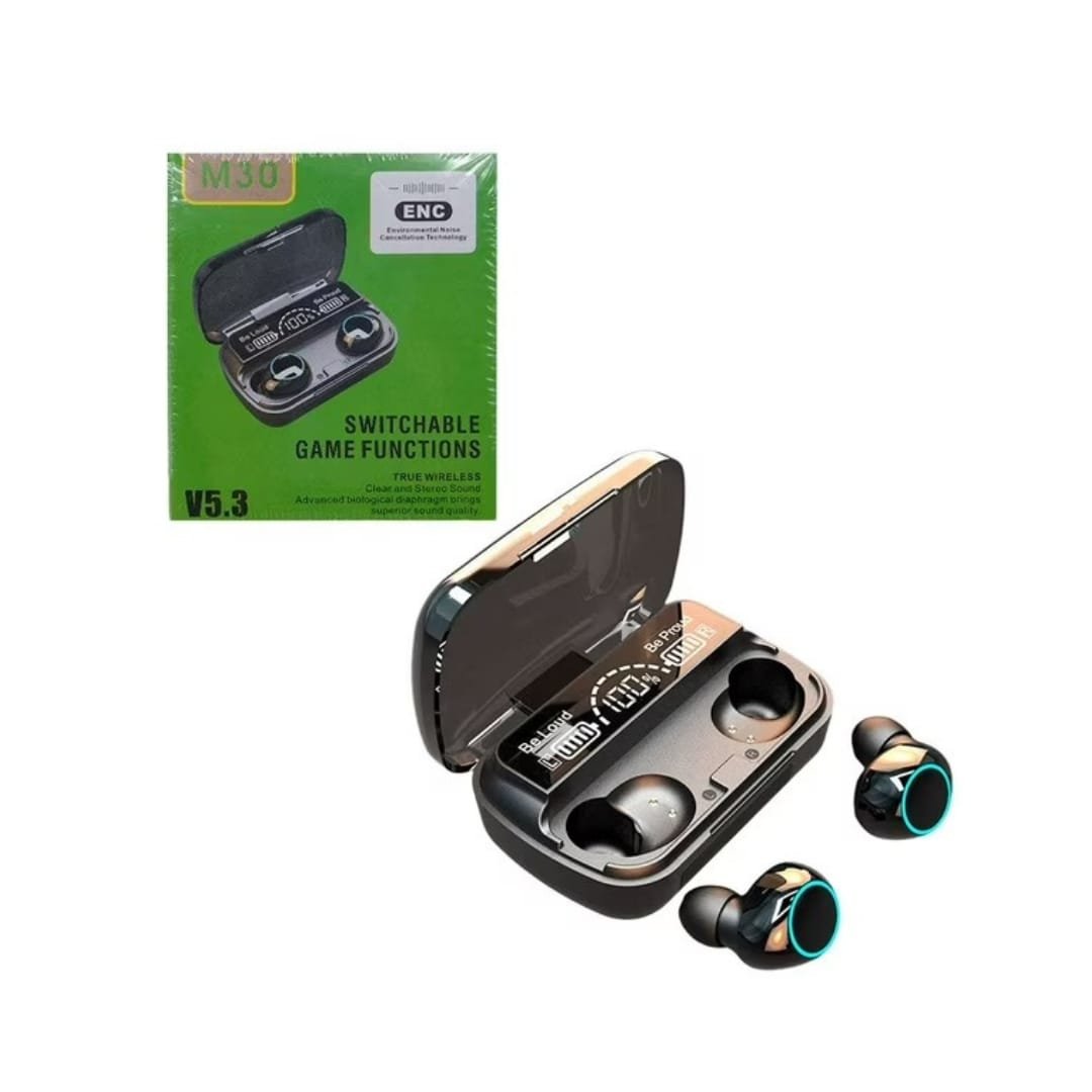 Los auriculares Bluetooth M30 con micrófono