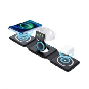 Cargador Inalámbrico Aitech Carga Rápida 3 en 1