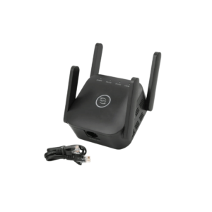 Router Repetidor Aitech Wifi AI-41 Inalámbrico Amplificador 4 Antenas