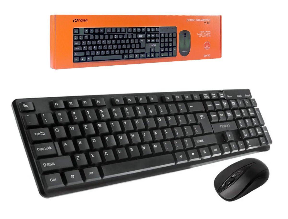 Combo inalambrico Teclado + Mouse Noga S5550