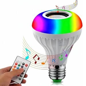 Lampara Foco Led Rgb Parlante Bluetooth Colores (BULB)
